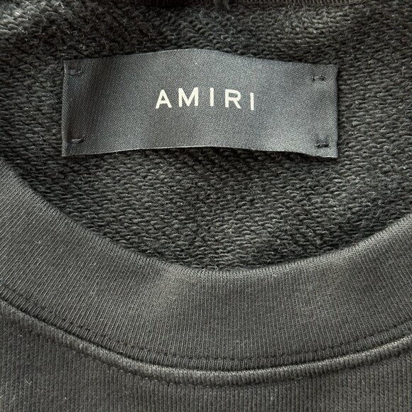 Amiri Black & White Drum Machine Graphic Sweater - Picture 3 of 4